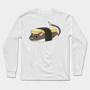 Cute tamagoyakiki gerbil (tamago sushi) Long Sleeve T-Shirt